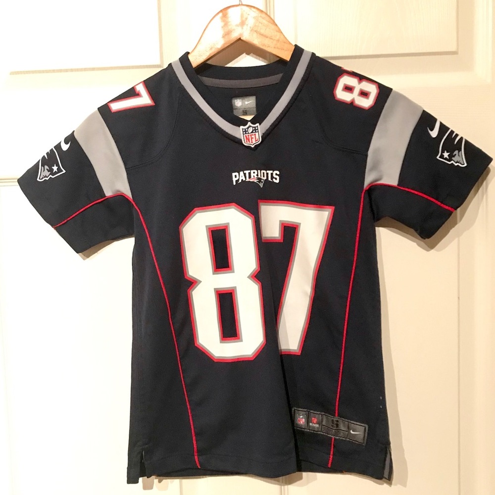 Youth S Patriots Game Jersey- Gronkowki